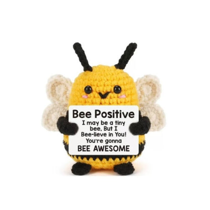 Emotional Support Animal Crochet Toys Handmade Gifts with Message for Women Men Friends Coworkers, Birthday Christmas Valentine's Gift