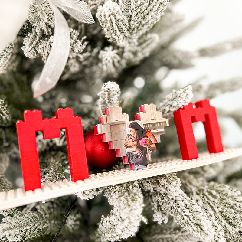 Personalised Photo Print Acrylic Block Puzzle Lego, I Love You Acrylic Block, Mom Acrylic Block, Gift For Mom, Gift For Family