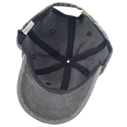 Embroidered Bald Eagle Head Hats, 4th July Washed Cap