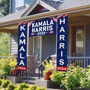 3 Pcs Kamala Harris 2024 Banner, Gift For Kamala Harris Supporters, Election 2024