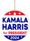 Kamala Harris for President 2024 Ornament, Kamala Ornaments, Election 2024
