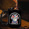 Cat Lady Kamala Harris Black Mug, Gift For Kamala Supporters, Election 2024