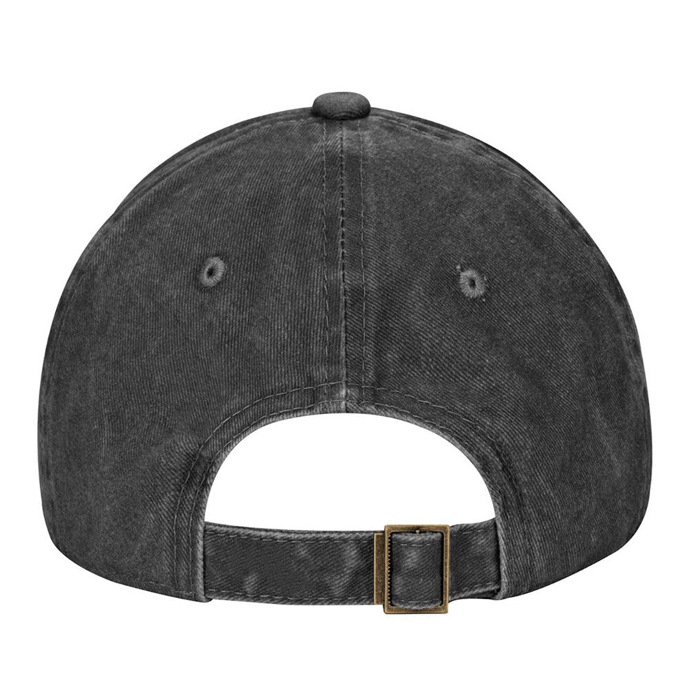 Black the Garden Father Hat for Men, Funny Adjustable Cotton Embroidered Gardeners Dad Baseball Cap