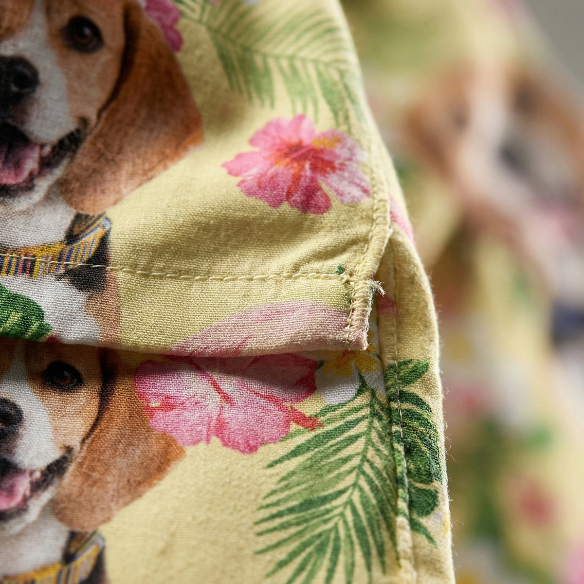 Pet Face Flamingo Hawaiian Pattern, Personalized Hawaiian Shirt, Custom Photo