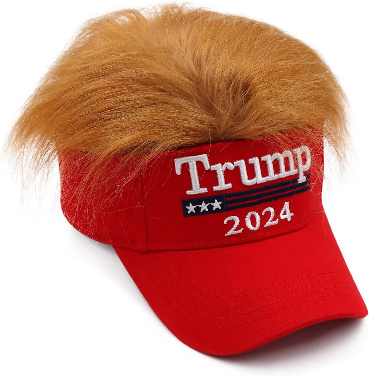 thumbnail image 2 of Let’s Make America Great Again! MAGA 2024 Red Baseball Cap – Adjustable, Unbranded Cotton 2 of 6