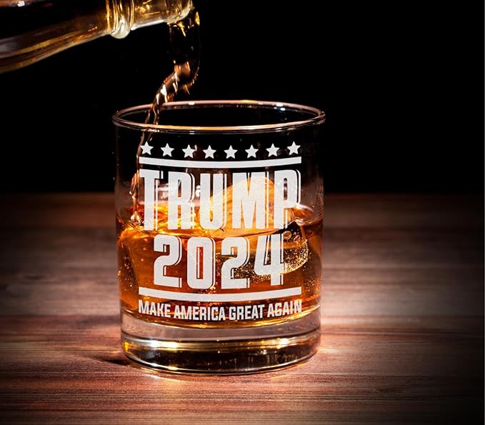 Trump 2024 Fk Your Feelings, Engraved Rock Glass, Election 2024