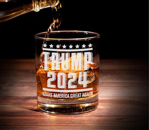 Trump 2024 Fk Your Feelings, Engraved Rock Glass, Election 2024