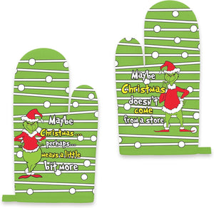 Grinchs Christmas Oven Mitts, Funny Christmas Gifts