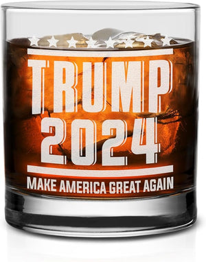 Trump 2024 Fk Your Feelings, Engraved Rock Glass, Election 2024