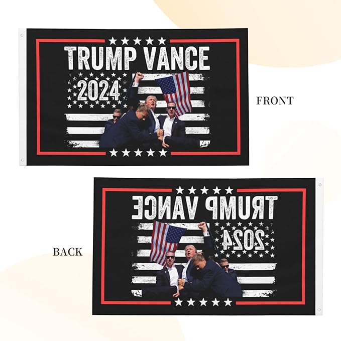 Trump Vance House Flag, Trump Shooting, Trump Assassination, Election 2024
