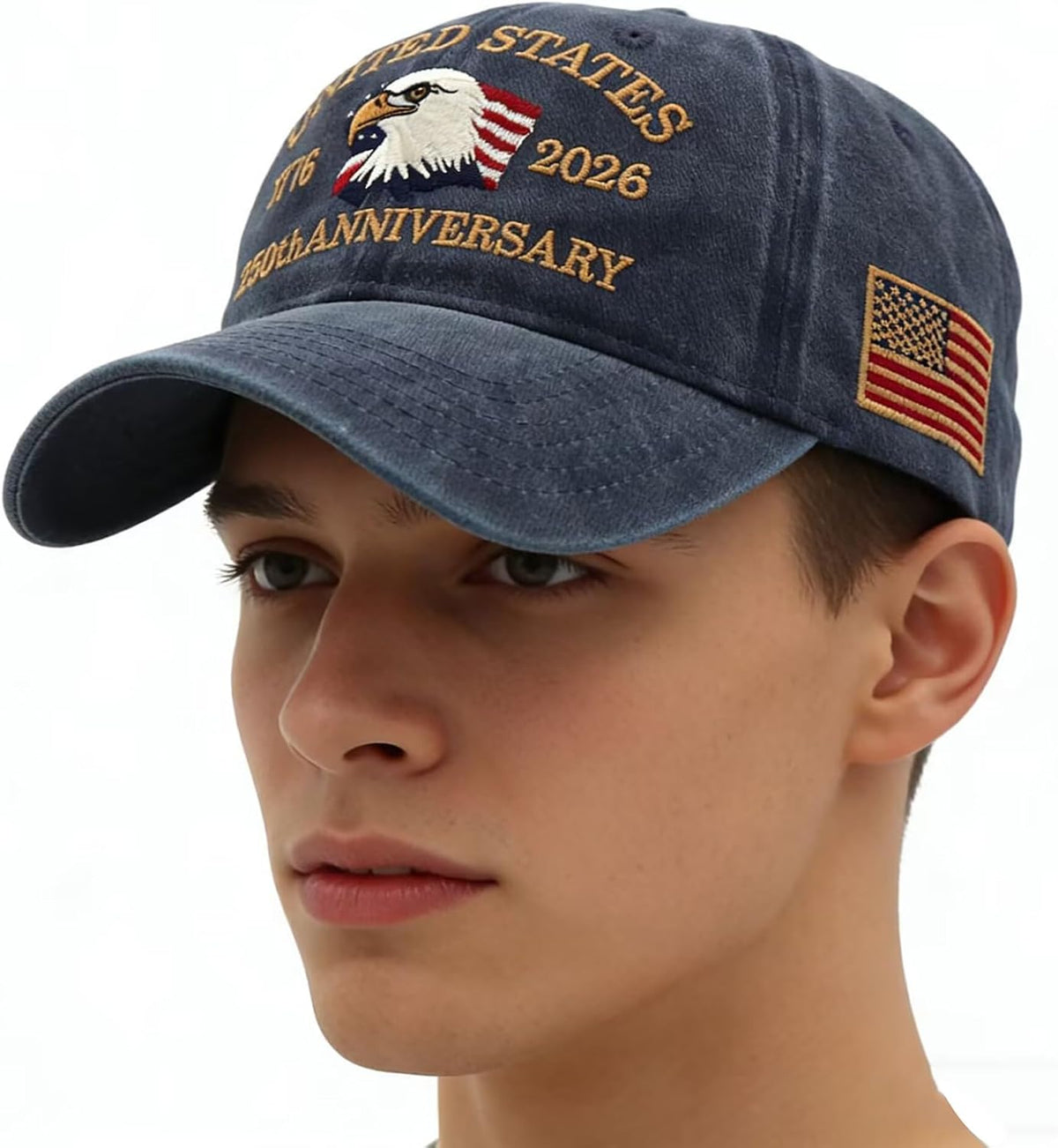 250 Anniversary USA Hat, USA America 250Th Anniversary Hat 1776-2026 Eagle Patriotic Embroidery Baseball Cap