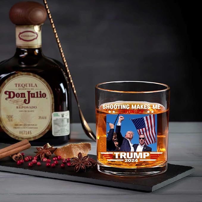 Trump Fight Rock Glass, Trump Assassination, Election 2024