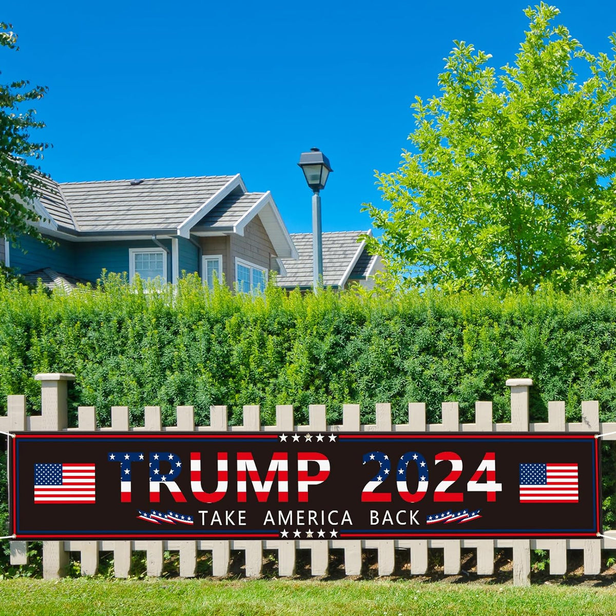 Trump 2024 Take America Back Banner, Gift For Trump Fans, Election 2024