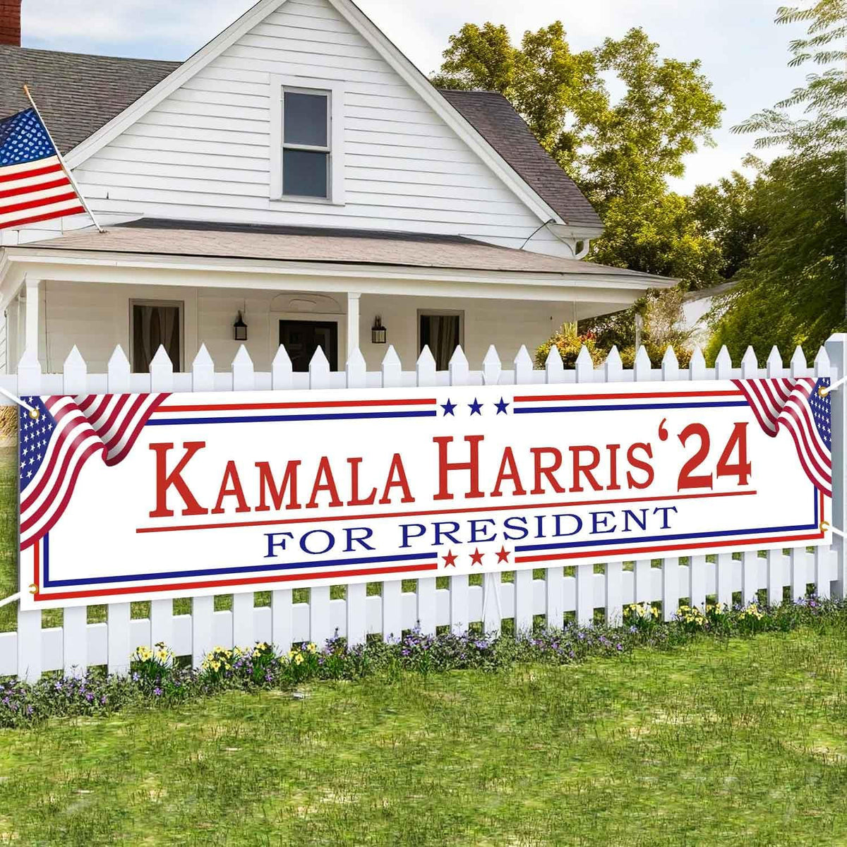 Kamala Harris 2024 Banner, Gift For Kamala Harris Supporters, Election 2024