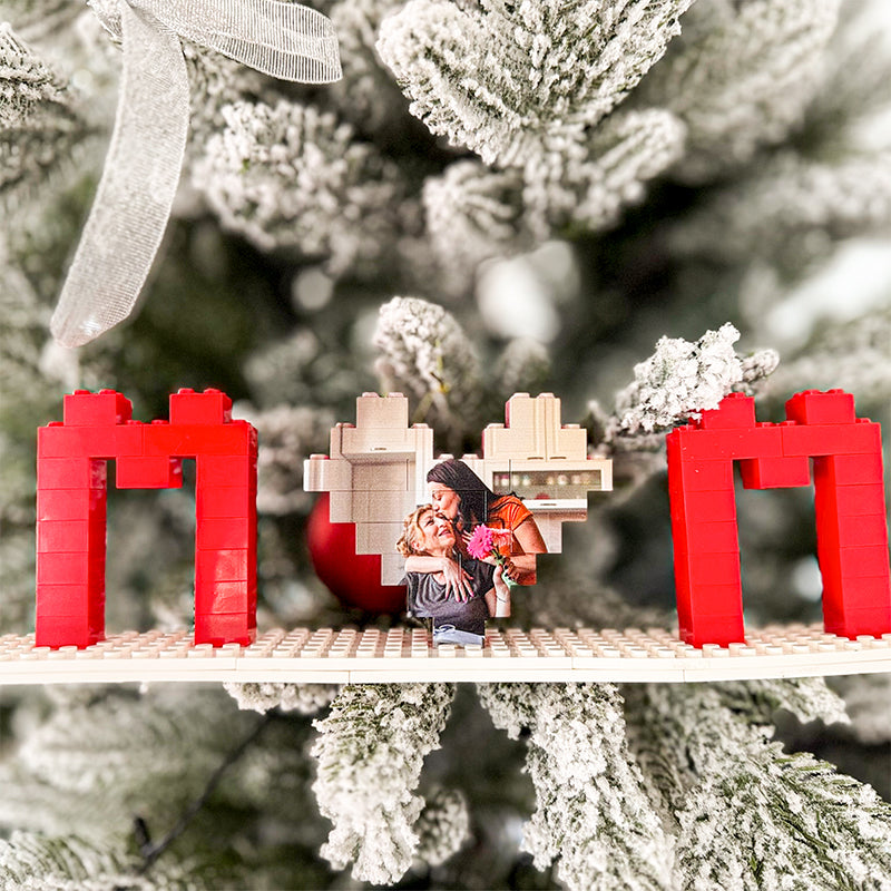 Personalised Photo Print Acrylic Block Puzzle Lego, I Love You Acrylic Block, Mom Acrylic Block, Gift For Mom, Gift For Family