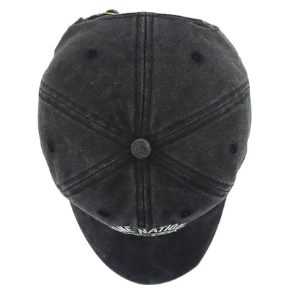 One Nation under God Baseball Cap for Women Men, Adjustable Embroidered Wash Cotton Baseball Cap