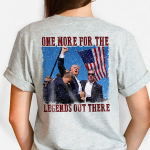 Legends Never Die Trump Shooting, Trump Assassination, Personalized Back Shirt, Election 2024