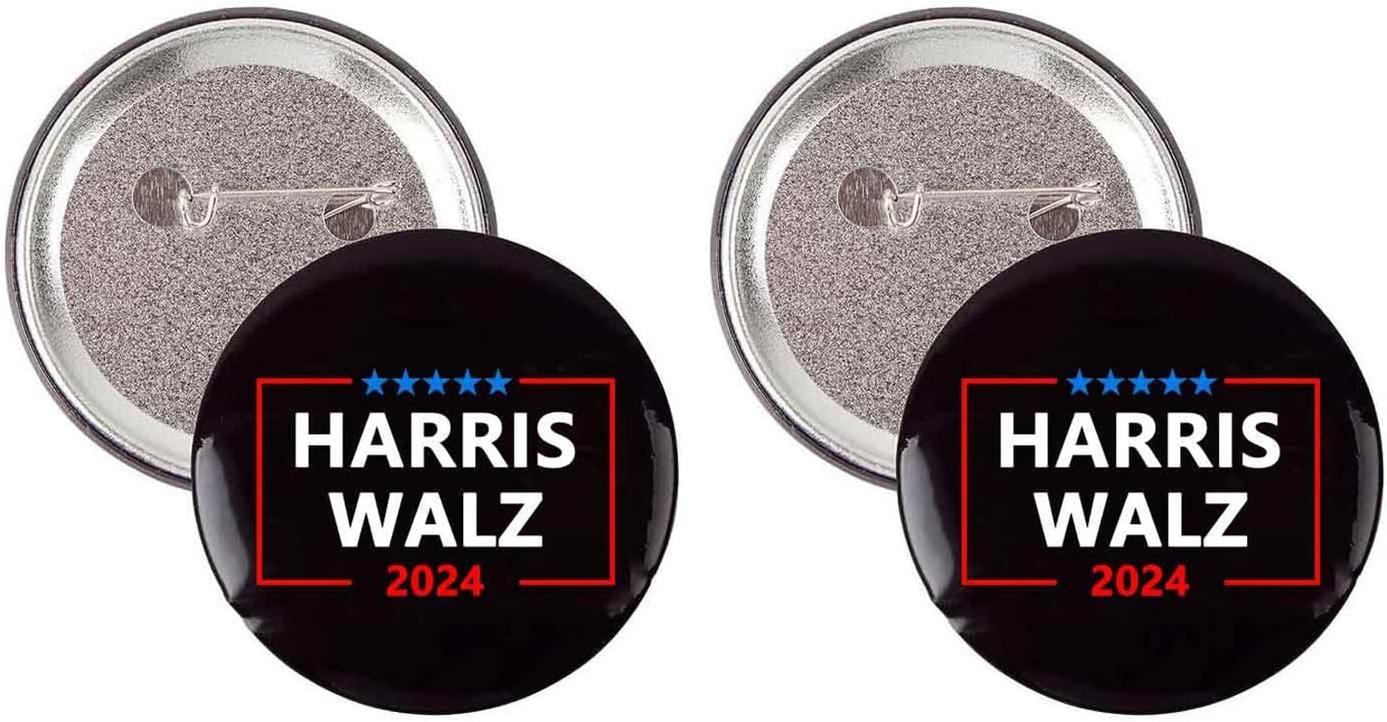 Harris Walz 2024 Kamala Harris Pins and Button, President Pins, Election 2024