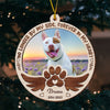 Forever In My Heart Paw Wings, Personalized Shape Ornaments, Memorial Gift For Pet Lovers, Custom Photo