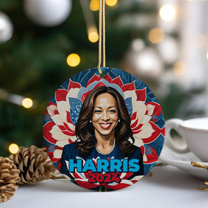 Kamala Harris 2024 Ornament, President Voting Tree Ornament, Personalized Ornaments, Kamala Ornaments, Election 2024