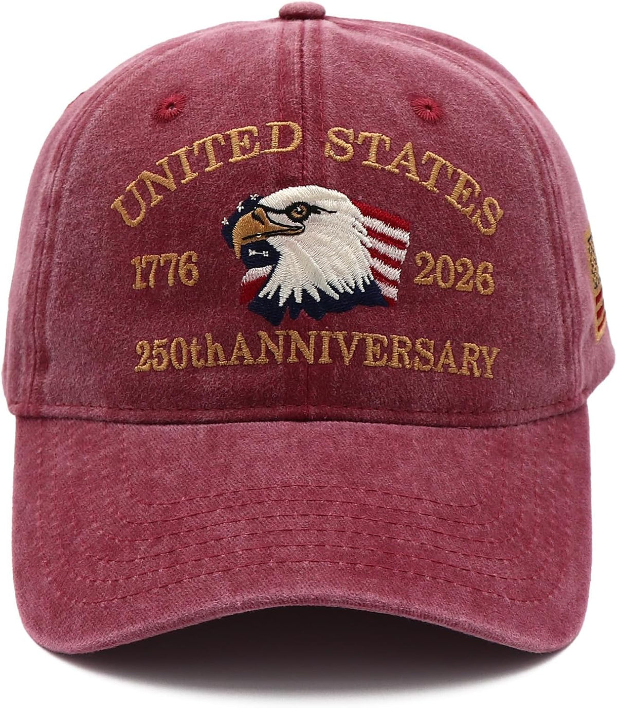250 Anniversary USA Hat, USA America 250Th Anniversary Hat 1776-2026 Eagle Patriotic Embroidery Baseball Cap