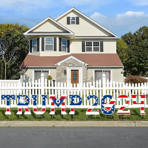 9Pcs Trump Voted 2024 Yard Signs, Gift For Trump Fans, Election 2024