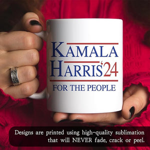 Kamala Harris'24 For The People, Kamala Harris Supporters Mug, Election 2024