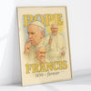 Pope Francis Memorial Poster, 1936 Forever, Christianity Poster