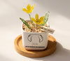 Personalized Dog Loss Gifts, "In Garden Of Memories" Planter, Pet Memorial, Custom Design & Birth Month Flower
