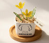 Personalized Dog Loss Sympathy, "Always By My Side" Pot Planter By Month, Gift For Dog Lovers