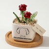 Personalized Dog Loss Gifts, "Still Listening" Planter, Pet Memorial, Custom Design & Birth Month Flower