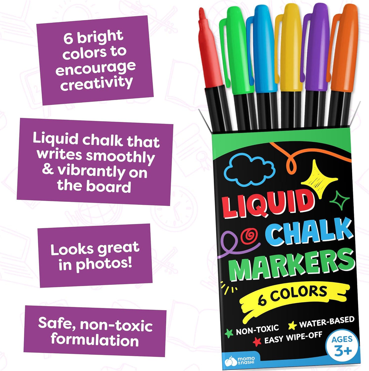 First and Last Day of School Board Sign with Liquid Chalk Markers Pack, Personalized Back To School Sign, Wooden School Board