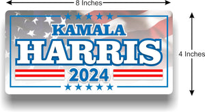 3 Pcs Kamala Harris 2024 Sticker, Gift For Kamala Harris Supporters, Election 2024