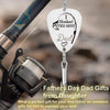 dad in 2 fish hooks I Hooked The Best Dad Fishing Hook, Gifts For Father's Day, Gifts For