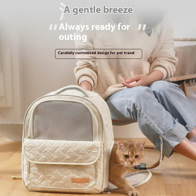 Cat Dog Backpack Portable Pet Carrying Case, Pet Accessories, Products For Your Pet
