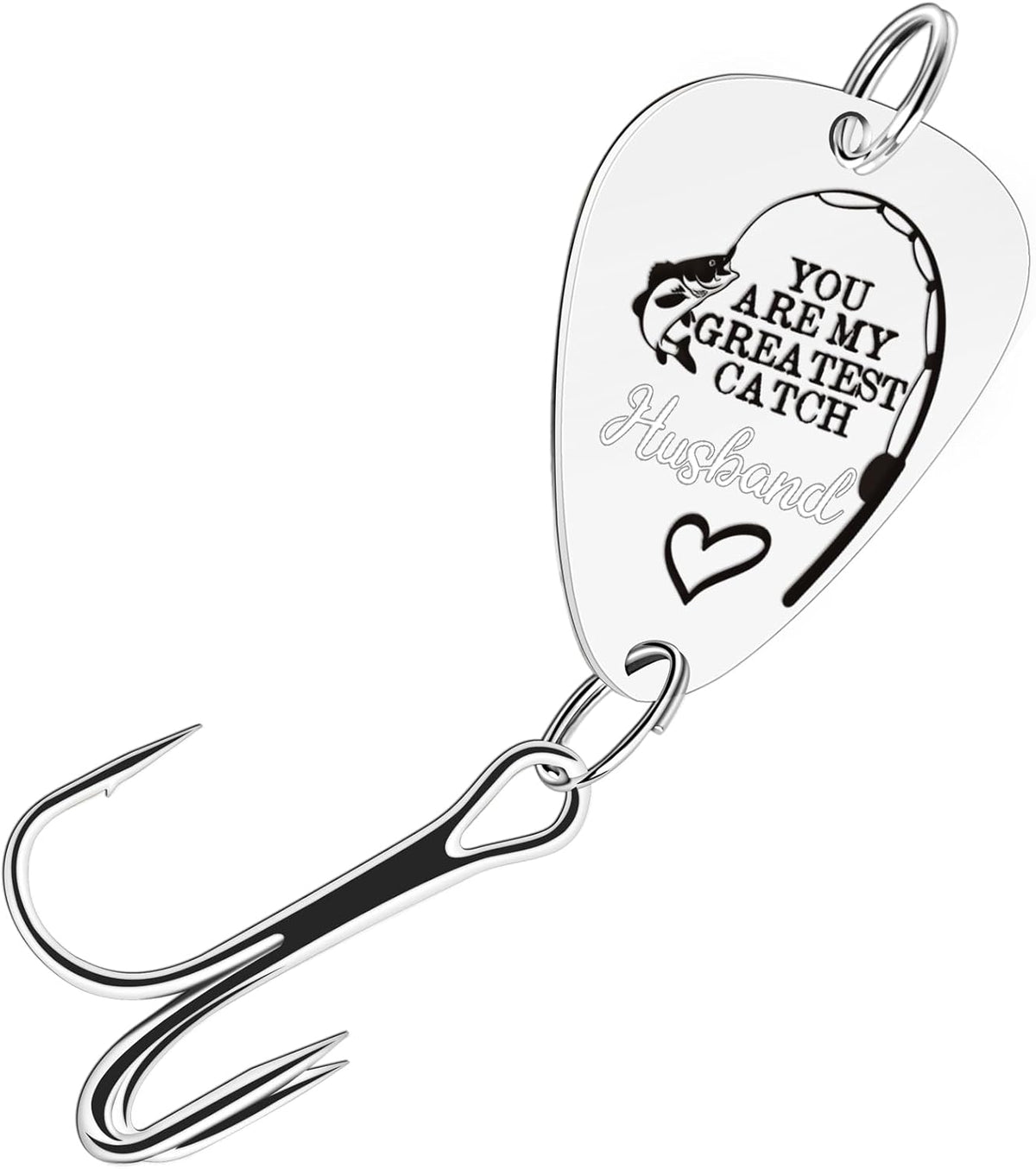 I Hooked The Best Dad Fishing Hook, Gifts For Father's Day, Gifts For Lovers