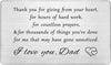 Dad Engraved Wallet Insert Card, Thank You Dad Gifts, I Love You Dad, Gifts For Father's Day, Gifts For Lovers