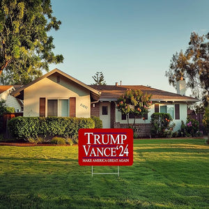 Trump JD Vance MAGA 2024 Yard Sign, Trump Supporters Home Decor, Election 2024