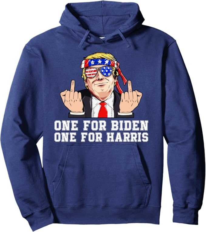 Trump Middle Finger Biden Harris Shirt, Gift For Trump Fans, Election 2024