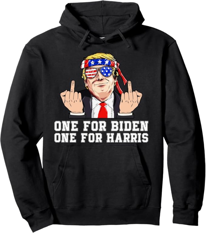 Trump Middle Finger Biden Harris Shirt, Gift For Trump Fans, Election 2024