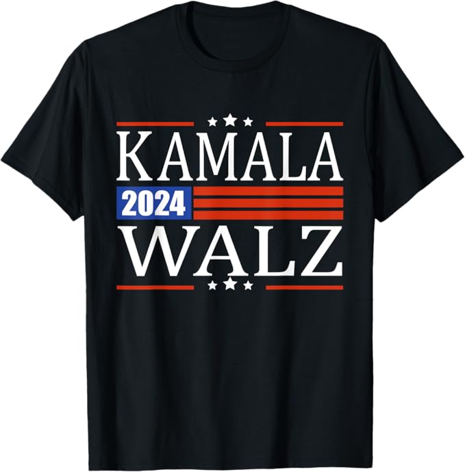 Kamala Walz 2024, Kamala Harris Dark Shirt, Gift For Kamala Harris Supporters, Election 2024