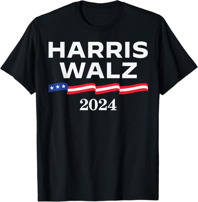Kamala Harris Tim Walz Dark Shirt, Gift For Kamala Harris Supporters, Election 2024