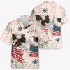 The Eagle 1976-2026 Color Hawaii, 250th Anniversary Of The USA Hawaiian Shirt