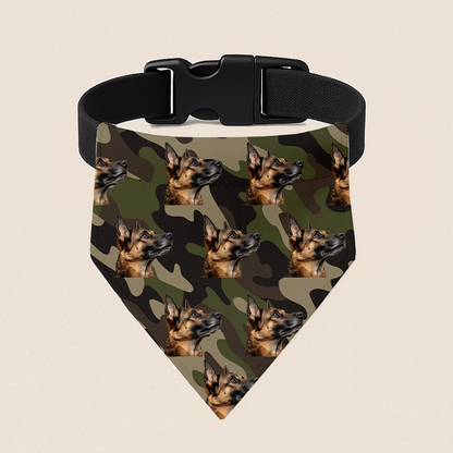 Multi Pattern Bandana Collar, Personalized Bandana Collar, Custom Gifts For Dog