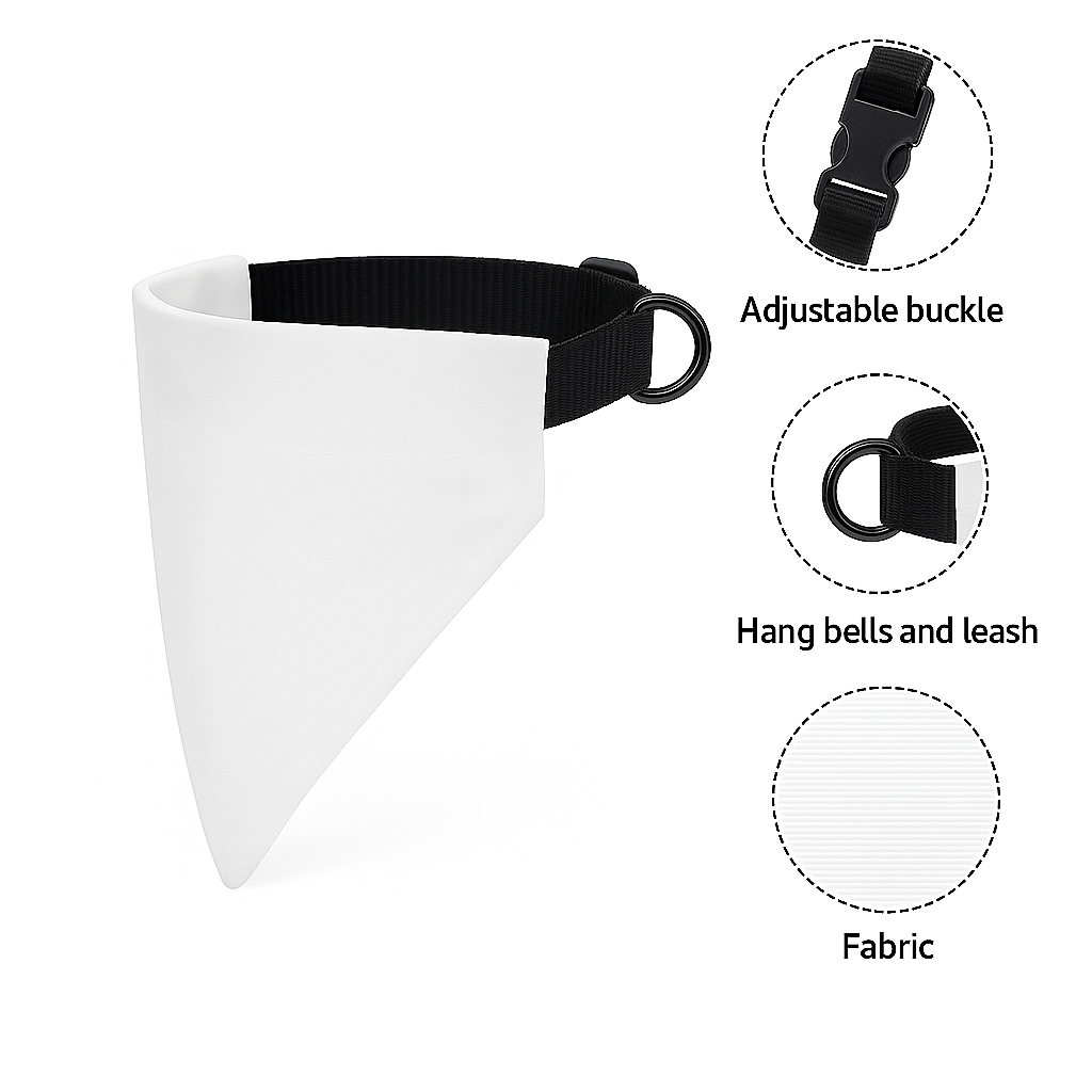 Multi Pattern Bandana Collar, Personalized Bandana Collar, Custom Gifts For Dog