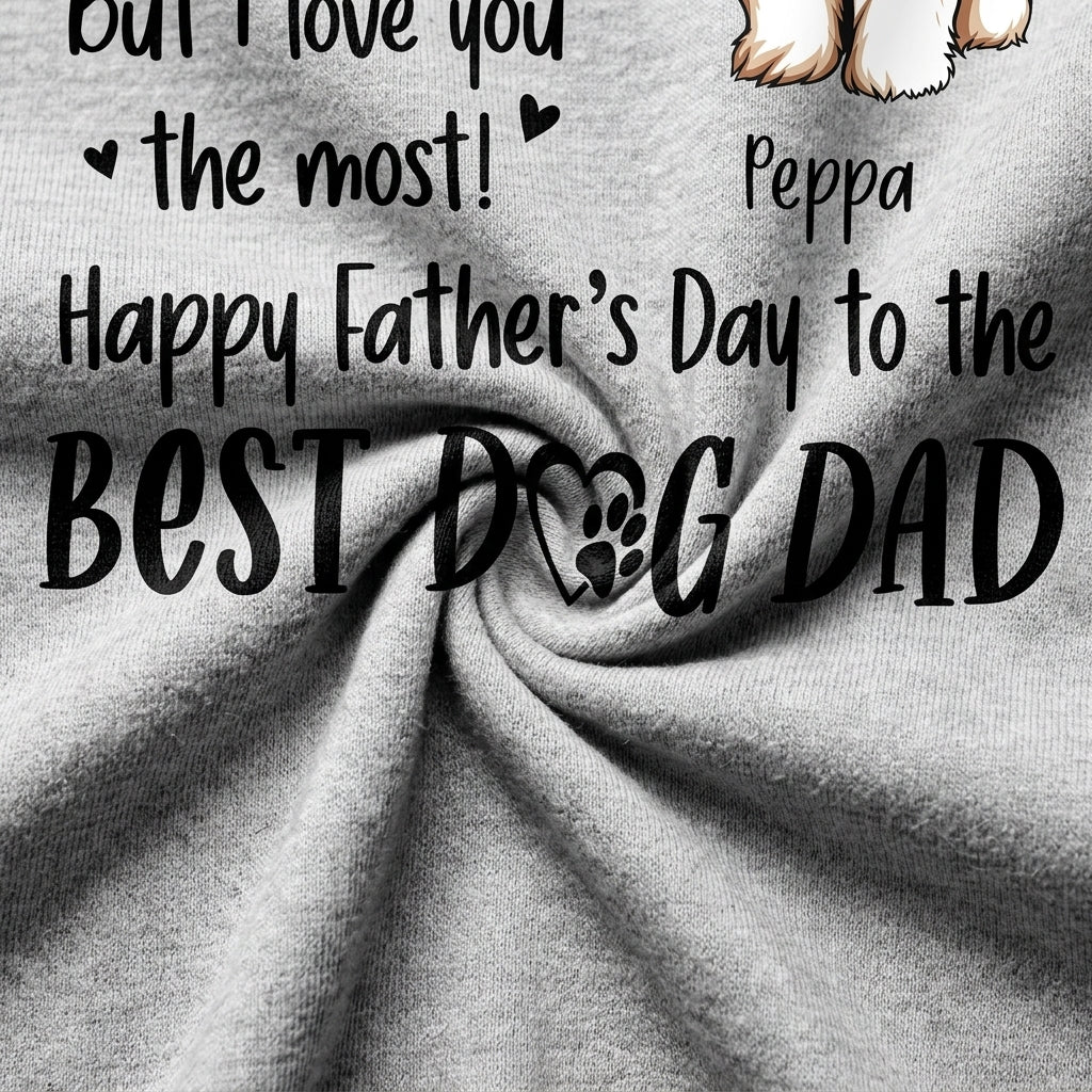 Dog Dad I Love Treats I Love Walkies, Personalized Father's Day Shirt, Custom Gifts For Dog Dad