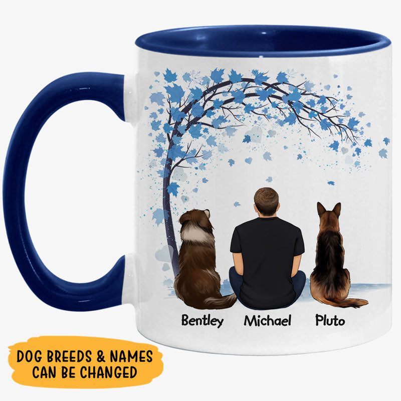 Personalized Mugs For Dog Lovers, To The Guy Who Gets To Feed Me, Father's Day Gift For Dog Dad
