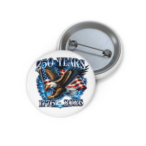 250 Years Anniversary Eagle United States Of America Brooch Pin