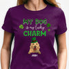 My Dogs Are My Lucky Charms, Personalized Shirt For Dog Lovers, St. Patrick's Day Gifts