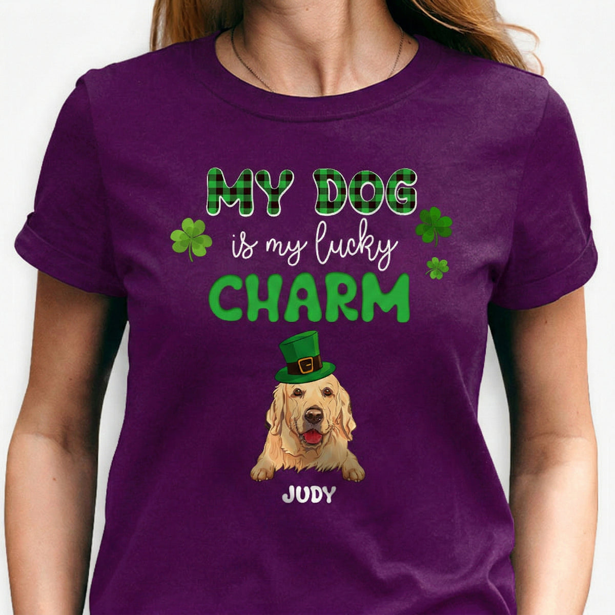 My Dogs Are My Lucky Charms, Personalized Shirt For Dog Lovers, St. Patrick's Day Gifts